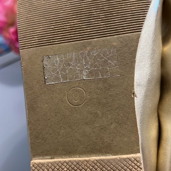 Dream Pairs Gold Metallic Round Toe Cushioned Ballet Flat Wedding Shoes - Picture 11 of 13